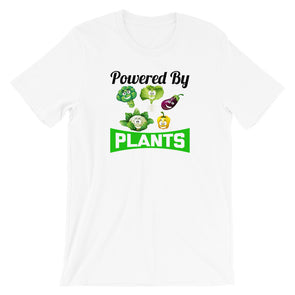 Powered By (Happy) Plants Short-Sleeve Unisex T-Shirt