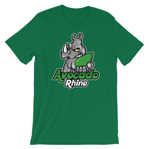 Avocado Rhino Short-Sleeve Unisex T-Shirt
