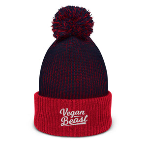 Vegan Beast Pom-Pom Beanie