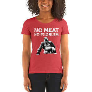 No Meat No Problem Ladies' short sleeve t-shirt